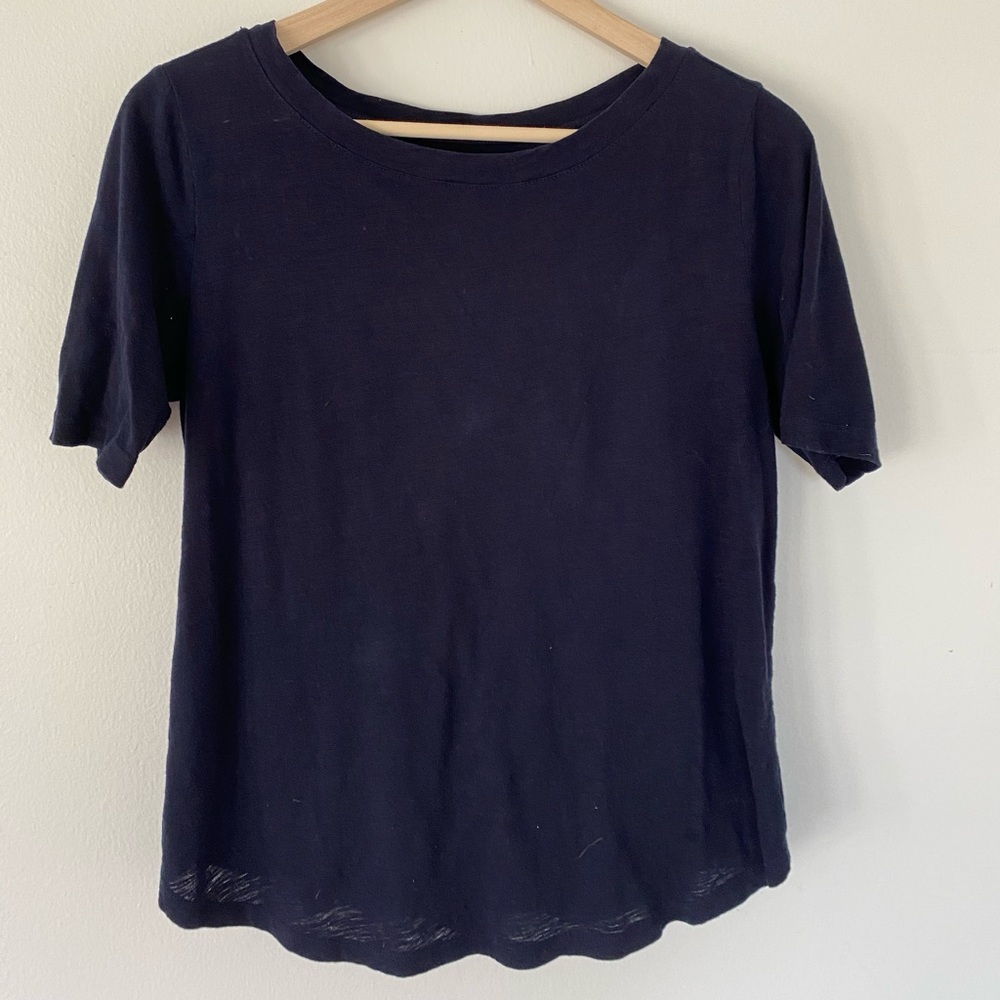 Navy tee